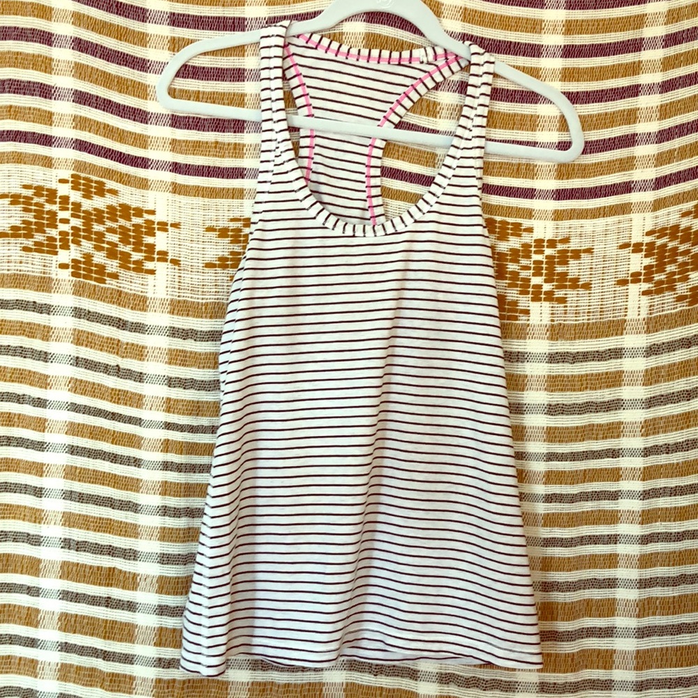 Lulu striped cotton tank
